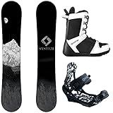 System MTN and APX Complete Men's Snowboard Package (153 cm, Boot Size 10)