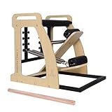 JHBYBMG Pilates Chair, Pilates Chair for Home Workouts, Sturdy Metal Frame, Pilates Stability Chair, Yoga Fitness Trainer, Pilates Reformer Machine (Black) (26.3*30 inch)