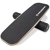 Philosophy Gym Balance Board - Wooden Balance Trainer with Adjustable Stoppers