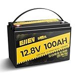 12V 100Ah Lithium Battery,LiFePO4 Battery Built-in 100A BMS Protect,Group 31 Deep Cycle Portable Power,Lithium Iron Phosphate Battery for Trolling Motors,Yacht, Marine,RV, Home Energy (1 Pack-100Ah)