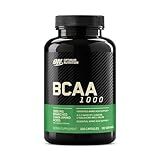 Optimum Nutrition Instantized BCAA Branched Chain Essential Amino Acids Capsules, 1000mg, 200 Count