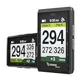Izzo Golf Swami Max Handheld GPS Unit - Rangefinder Golf GPS with Oversized Large Color Screen for Measuring Golf Distances, Black