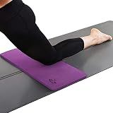 Heathyoga Yoga Knee Pads Cushion Non-Slip Yoga Mat Thick Yoga Accessories for Women Workout Pilates Kneeling Pads for Working out Exercise 26"x10"x0.5" Purple