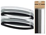 Thin Elastic Sports Headbands - Workout, Running, Soccer for Women & Men