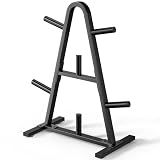 Weight Plate Rack 400LBs, Weight Tree Holder for 2-Inch Olympic Plates