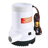 SEAFLO 01 Series 2000 GPH Bilge Pump – 12V, 1-1/8" Outlet, Marine Submersible Pump with Anti-Airlock Protection, CE & Rohs Certified, 4-Year Warranty | Reliable for Boats and Marine Applications