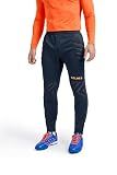 KELME Men's Goalkeeper Pants - Padded Goalie Leggings, Size Medium, Blue/Orange