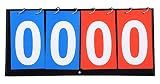 LIUSM 4-Digital Portable Table Top Scoreboard Flipper