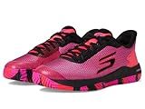 Skechers Mens Pickleball Viper Court Pro 2.0 Sneaker Black/Hot Pink 13 Medium