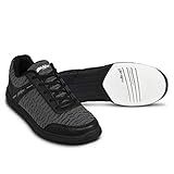 KR Strikeforce Men's Flyer Mesh Bowling Shoe Black/Steel (US Footwear Size System, Adult, Men, Numeric, Wide, 10.5)