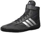 adidas Performance Men's Combat Speed.5 Athletic Shoe, Black/Silver Metallic/Black, 7 M US