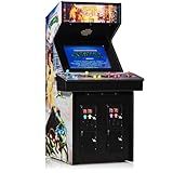 Numskull Quarter Arcades Teenage Mutant Ninja Turtles Collector's Edition Mini Arcade - 1/4 Scale Authentic Wooden Replica, Original ROM, Rechargeable Battery & 3W Speakers for Retro Enthusiasts