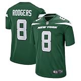 Outerstuff Aaron Rodgers New York Jets Nike NFL Kids Youth 8-20 Gotham On-Field Game Day Jersey (US, Numeric, Size: 14-16, Regular, Green)