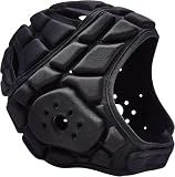COOLOMG Soft Shell Flag Football Helmet 7v7 for Youth Kids Adult | Soft Padded Helmet Soccer Goalie Headgear Adjustable Head Protector for Youth Kids Adult