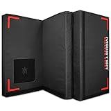 Meister Boulder Beast XL Tri-Fold Rock Climbing Crash Pad w/Backpack Straps - 72" x 44" x 5" - Black