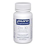 Pure Encapsulations Zinc 30 mg - Supplement for Immune System Support, Growth and Development, and Wound Healing* - with Zinc Picolinate 30 mg - 60 Capsules