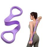 Kvittra Figure 8 Fitness Resistance Band, Arm|Back Training Elastic Ropes - Pure Barre Workout Chest Arm and Shoulder Stretch Bands Exercise Equipment for Physical Therapy,Yoga,Pilates, Stretching