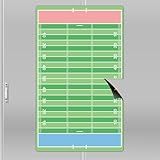 Magnetic Basketball Coaching Board, Football Coaches Clipboard, Rugby Coaching，Dry Erase Tactics Whiteboard (Football Board)