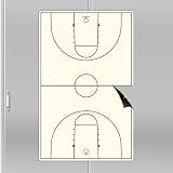 Magnetic Basketball Coaching Board, Football Coaches Clipboard, Rugby Coaching，Dry Erase Tactics Whiteboard (Basketball Board)