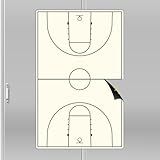 Magnetic Basketball Coaching Board, Football Coaches Clipboard, Rugby Coaching，Dry Erase Tactics Whiteboard (Basketball Board)