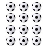 GSE Foosball Table Replacement Balls, Tabletop Soccer, 12-Pack, 36mm(1.42")