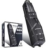 CHAMPKEY Premium Soft-Padded Golf Travel Bags for Airlines - Travel Golf Gags for Airlines with Premium Oxford Fabric and Oversized Wheels(Hard Case Bag Only)