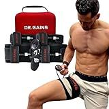 Dr. Gains BFR Pro 2.0 | Professional-Grade Inflatable Blood Flow Restriction Cuffs for Occlusion Training Weight Lifting (Full Set)