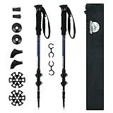Trekking Poles Collapsible Hiking Poles - 2 Pack Adjustable Aluminum Hiking Sticks, Lightweight Walking Sticks for Women, Men, Seniors, Kids, Walking Poles for Backpacking by Underwood Aggregator