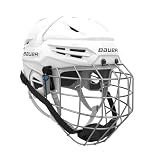 Bauer Re-Akt 55 Hockey Helmet Combo with Facemask, Senior (White, Medium)