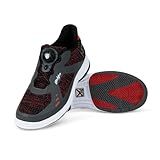 KR Strikeforce Jet FT Black/Red/Grey Right Hand Men's Performance Bowling Shoe Size 11.5