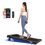 YRUN Walking Pad Treadmill with 4 Level Incline, 2.5HP Quiet Brushless Under Desk Small Treadmill for Home and Office, Compact Portable Walking pad with Remote & App Control for Walking and Jogging