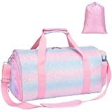 Bagseri Dance Bag for Girls - Kids Duffle Travel Bag with Shoe Compartment