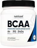 Nutricost BCAA Powder 2:1:1 (90 Servings, No Flavor Added) - Branched Chain Amino Acids