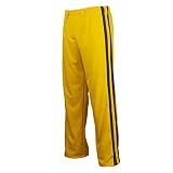 JL Sport Authentic Brazilian Capoeira Martial Arts Pants - Unisex (Yellow) L