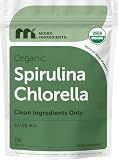 Micro Ingredients Organic Spirulina Chlorella Tablets, 720 Count