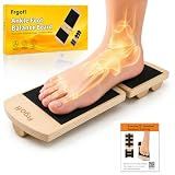 Frgofl Balance Board for Ankle Strengthening & Physical Therapy - Adjustable Single Leg Board for Recovery from Sprains, Plantar Fasciitis | Stability Trainer with Video Guide and Carry Bag
