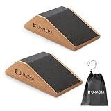 UNMERA Squat Wedge Block Non Slip for Heel Elevated Squats, 2PCS