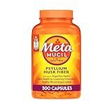 Metamucil, Psyllium Husk GLP-1 Friendly Fiber Capsules, 300 Capsules, 3-in-1 Fiber Supplement, Daily Psyllium Husk Fiber Capsules Help Support Digestive Health by Promoting Regularity*