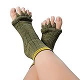 burning barefoot Toe Separator Socks,Foot Alignment Sock for Health Care, Pain Relief, Bunion Corrector, Breathable Toe Socks