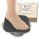 CRS Cross Figure Skating Spinner. Off Ice Spinning Training Aid for Ice Skaters, Gymnastics, Dance and Ballet. Metal 8 Inch Spin Trainer for Any Flat Surface. (Spinner)