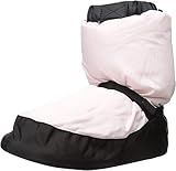 Bloch Women's Warm-up Bootie, Dance Shoe, Polyester/Nylon Upper Material with Velcro Strap, Exceptional Warmth, PVC Outsole, High Durability, Superior Fit, Flexibility, Clogging, Step Dancing(Candy pink,Medium)