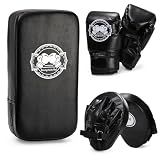 Cididu 3-in-1 Kids Boxing Set, Punching Gloves Mitts Kick Pad for Beginners, Sports Kickboxing Training Set for Youth Child Boxing, Karate, Taekwondo, Muay Thai, MMA Training