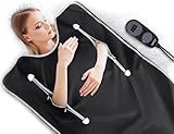 EHINI Sauna Blanket- Portable Design for Relaxation Highest 177℉（Pitch-Black）