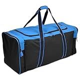Jetstream 36 Inch Heavy Duty Waterproof 3-Pocket Hockey Bag Blue