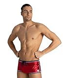 ARENA Men's Reversible Drag Suit Swim Short Square Leg Swimsuit Resistance Pool Training Aid for Swimmers, Navy/Red, Size 32