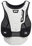 STX Lacrosse Shield 600 Goalie Chest Protector , white/black , Large