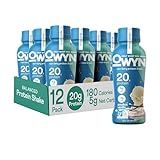OWYN Only What You Need Plant Based Protein Shake, 20g Vegan Protein from Organic Pumpkin seed, Flax, Pea Blend, Prebiotic supplement, Superfood Greens, all-in-one nutrition, Gluten & Soy-Free (Vanilla, 12 Pack)