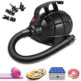 Electric Air Pump for Inflatable Tumbling Track Mat with 4 Nozzles, AC 110-120V Quick-Fill Inflator, Air Pump for Gymnastics/Flooring/Tumbling/Yoga/Taekwondo/Exercise Gym Fitness Mat