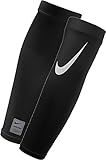 NIKE Pro Adult Dri-FIT 3.0 Arm Sleeves (Black/White, Small/Medium)