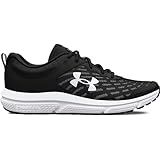 Under Armour Men's Charged Assert 10, (001) Black/Black/White, 12, US